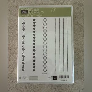 STAMPIN UP DRAW THE LINE - used